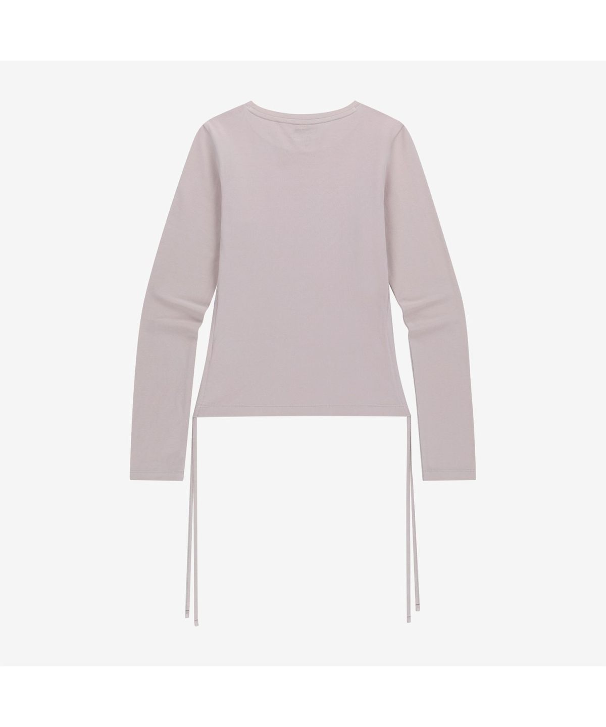 노스페이스(THE NORTH FACE) NT7TR80J 여성 셔링 긴팔 라운드티 GRAYISH_LILAC