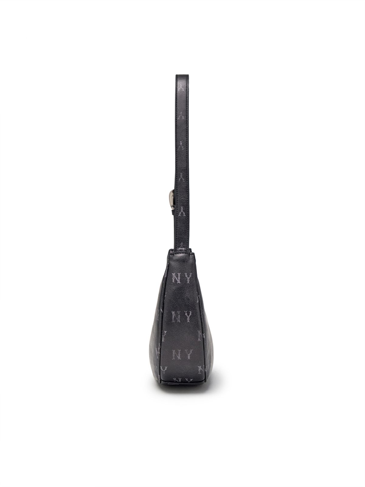 엠엘비(MLB) 클래식 모노그램 빈티지 PU 호보백 NY (Black)