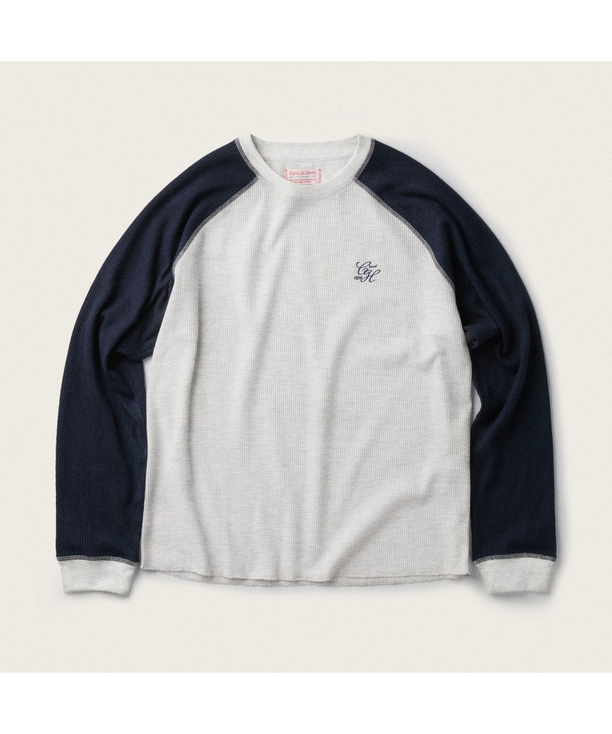 헨리코튼(HENRY COTTONS) [BSC X clove] Waffle Long-Sleeve T-Shirt (W) ABTAW25882NYX
