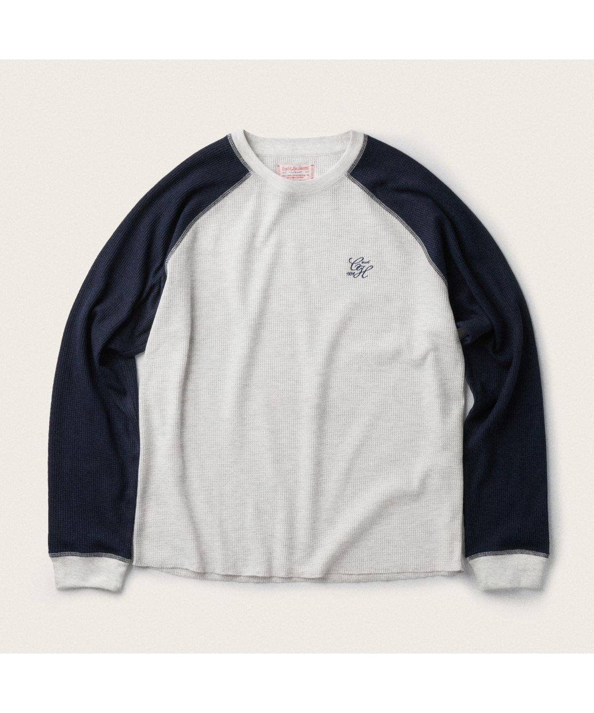 헨리코튼(HENRY COTTONS) [BSC X clove] Waffle Long-Sleeve T-Shirt (W) ABTAW25882NYX