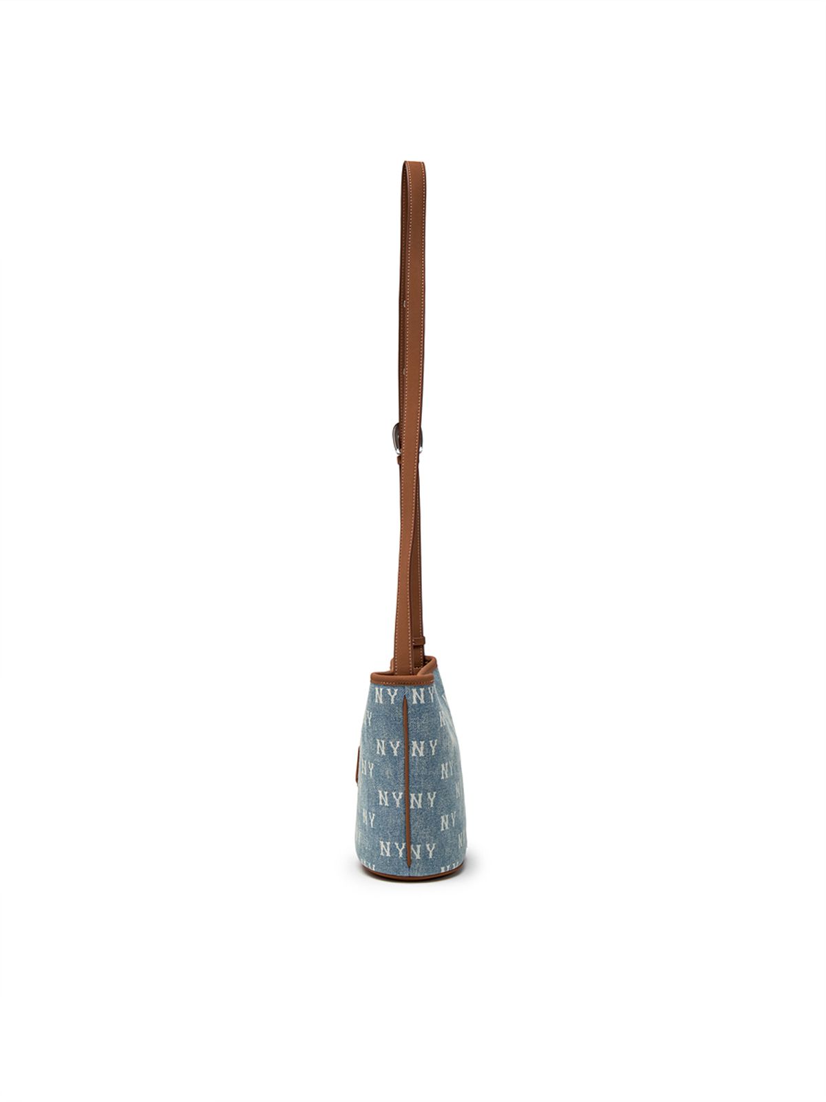 엠엘비(MLB) 클래식 모노그램 빈티지 데님 미니 버킷백 NY (L.Blue)