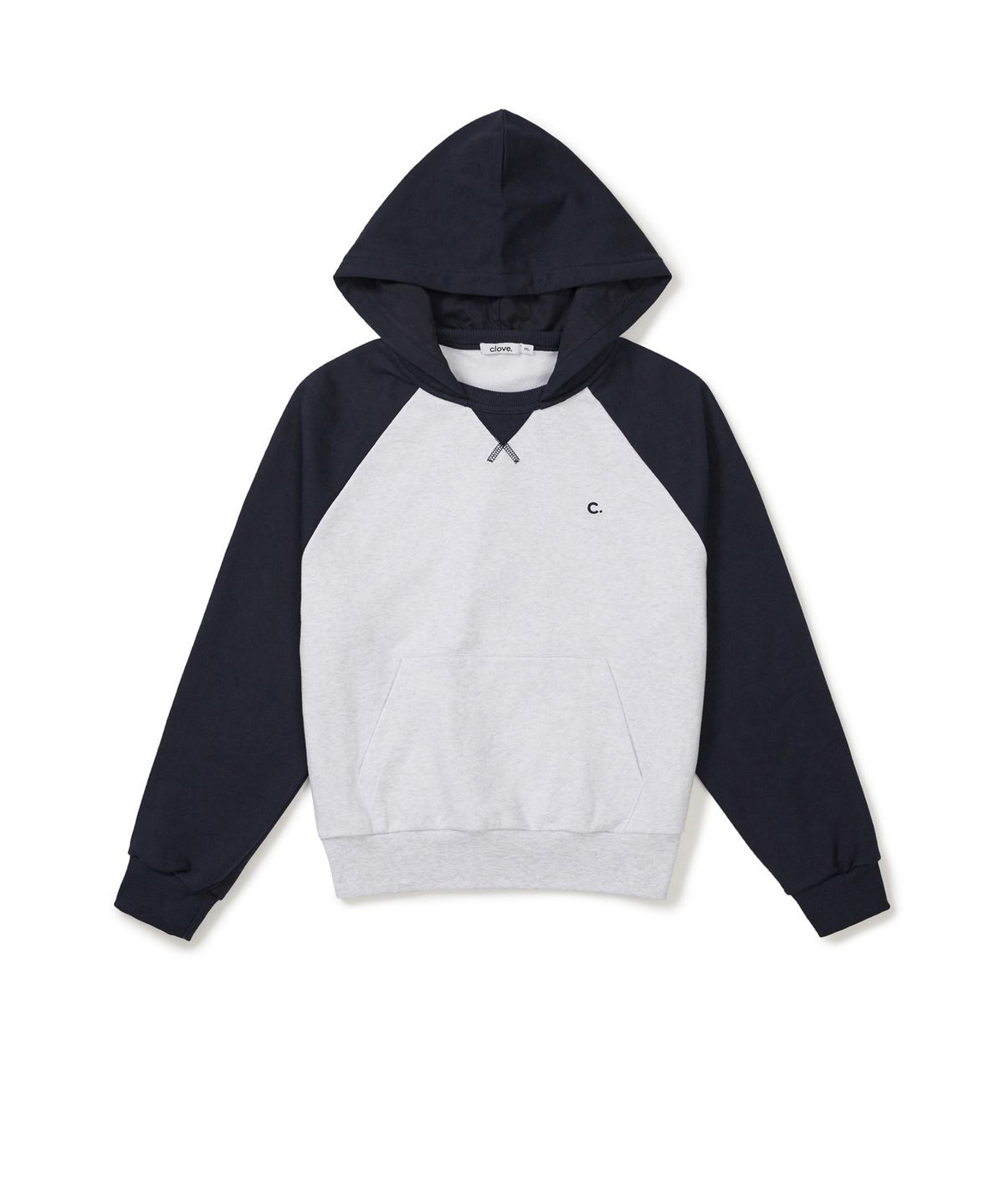 클로브(CLOVE) [25FW clove] Raglan Hoodie (Light Grey)