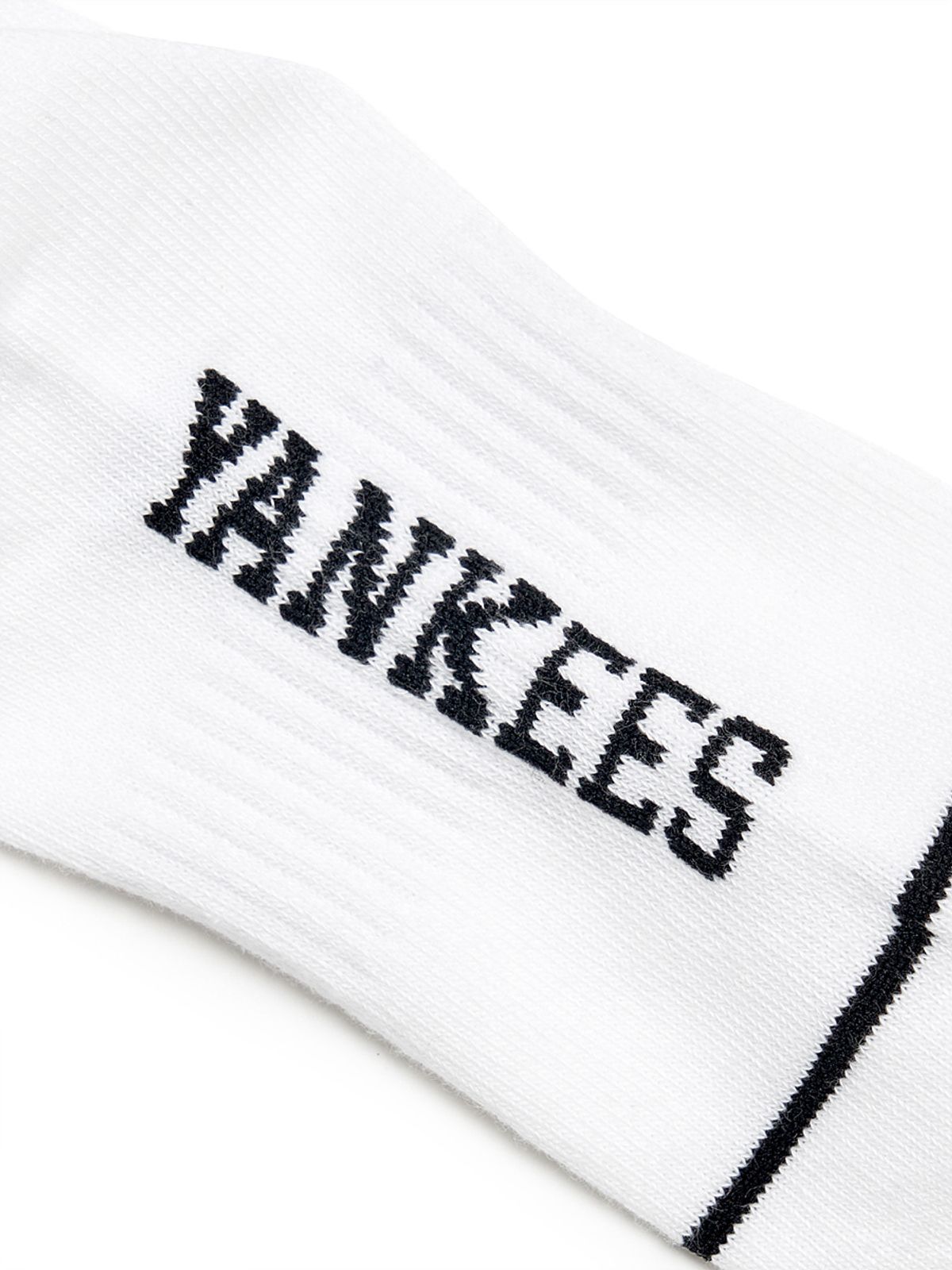 엠엘비(MLB) 스트라이프 스몰 로고 발목 양말 3족세트 MLB (White)