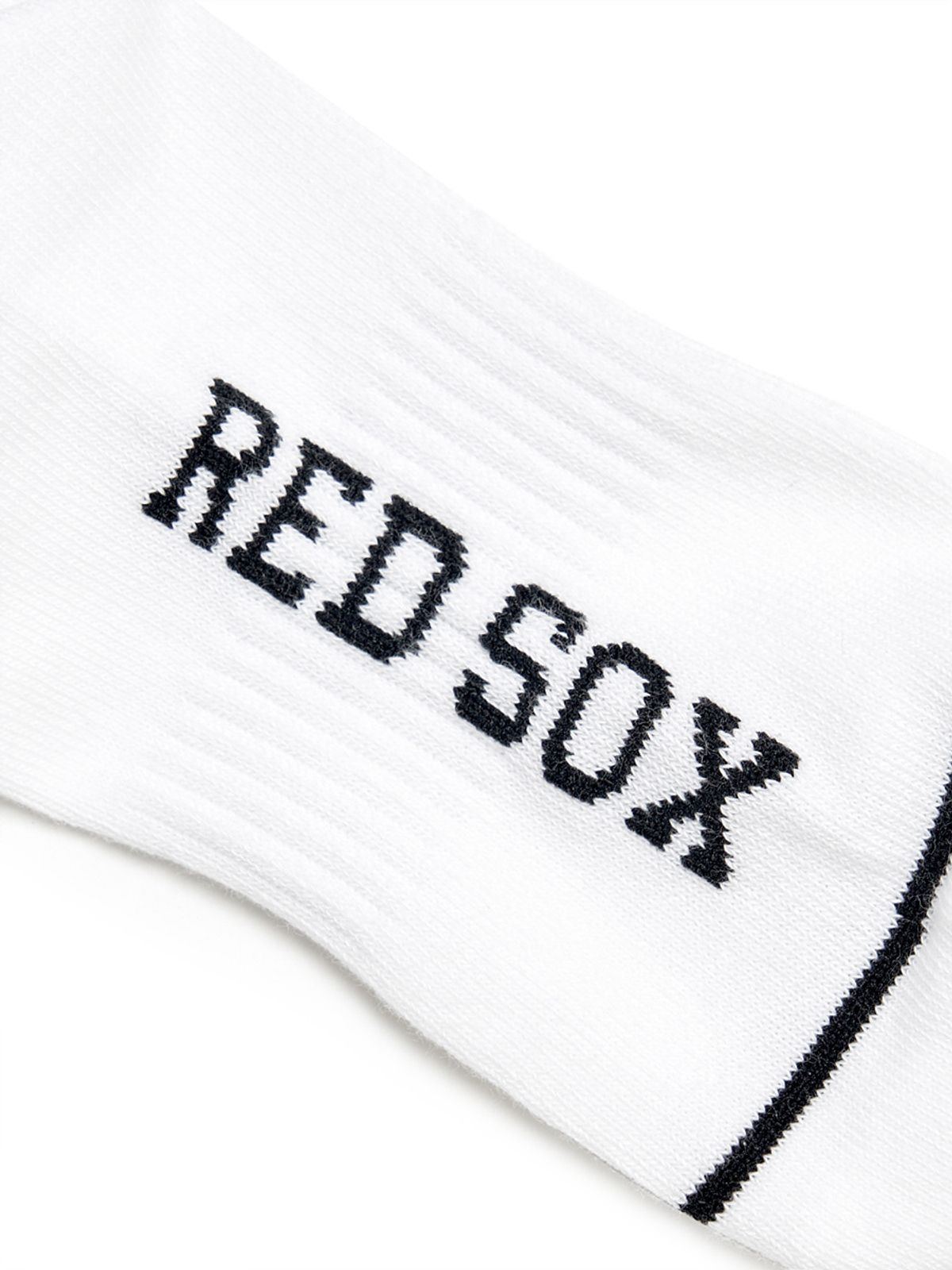 엠엘비(MLB) 스트라이프 스몰 로고 발목 양말 3족세트 MLB (White)