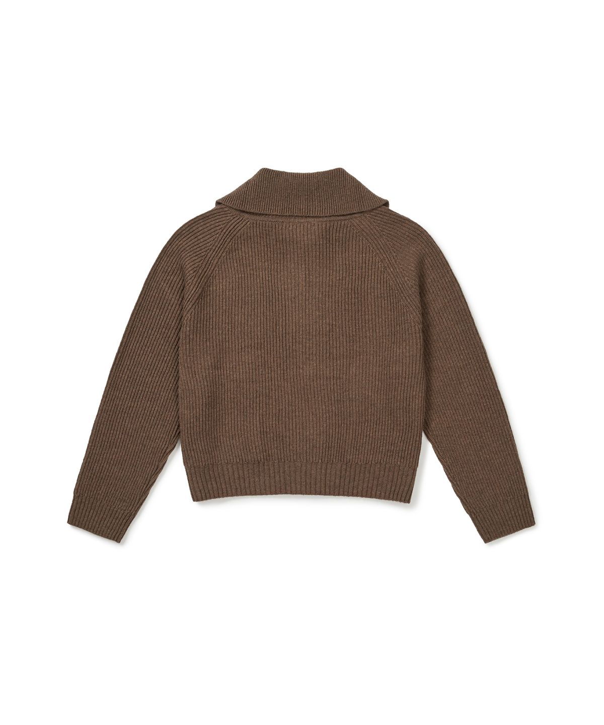 클로브(CLOVE) [25FW clove] Full-Zip Knit Cardigan (Brown)