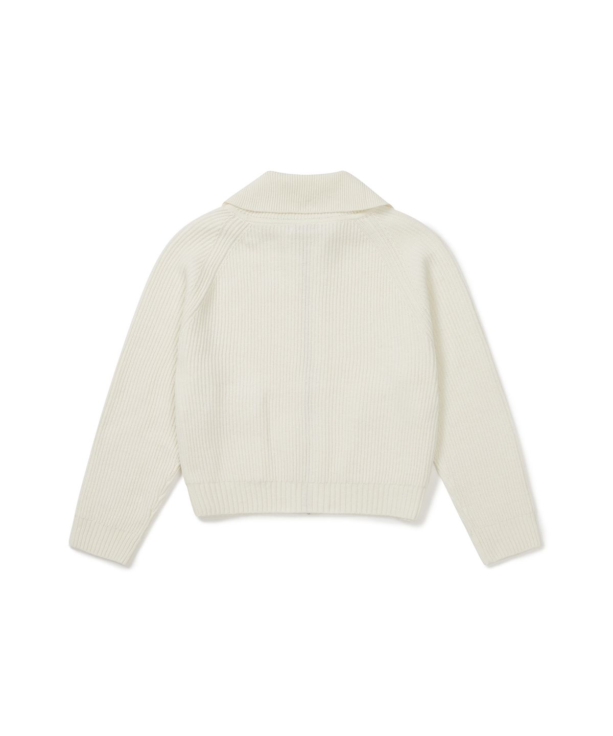 클로브(CLOVE) [25FW clove] Full-Zip Knit Cardigan (Cream)