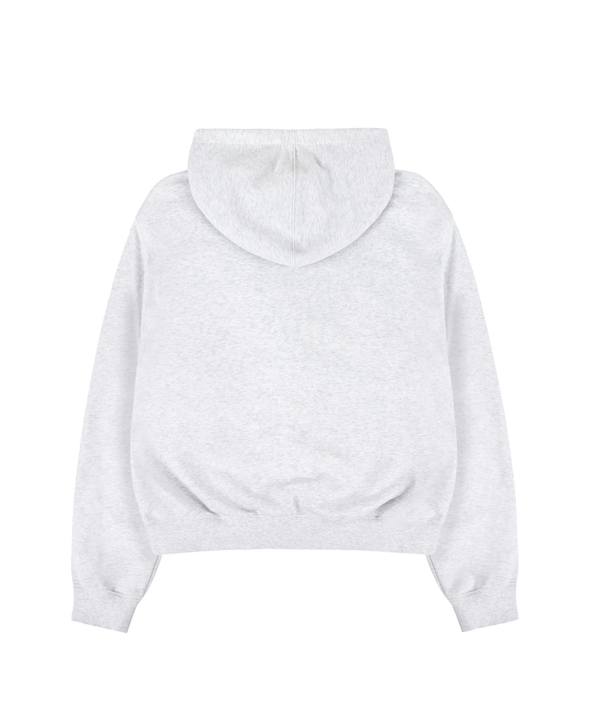 락케이크(ROCKCAKE) Arch Logo Zip Up Hoodie - White Melange