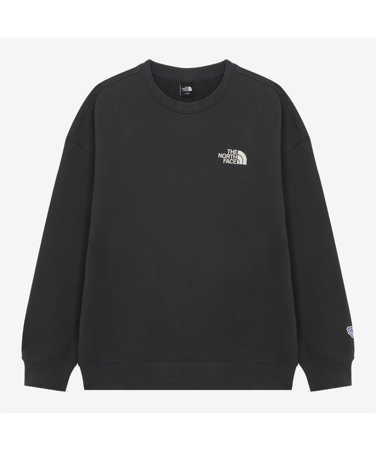 노스페이스(THE NORTH FACE) NM5MR55C 남성 카라비너 스웻셔츠 CHARCOAL