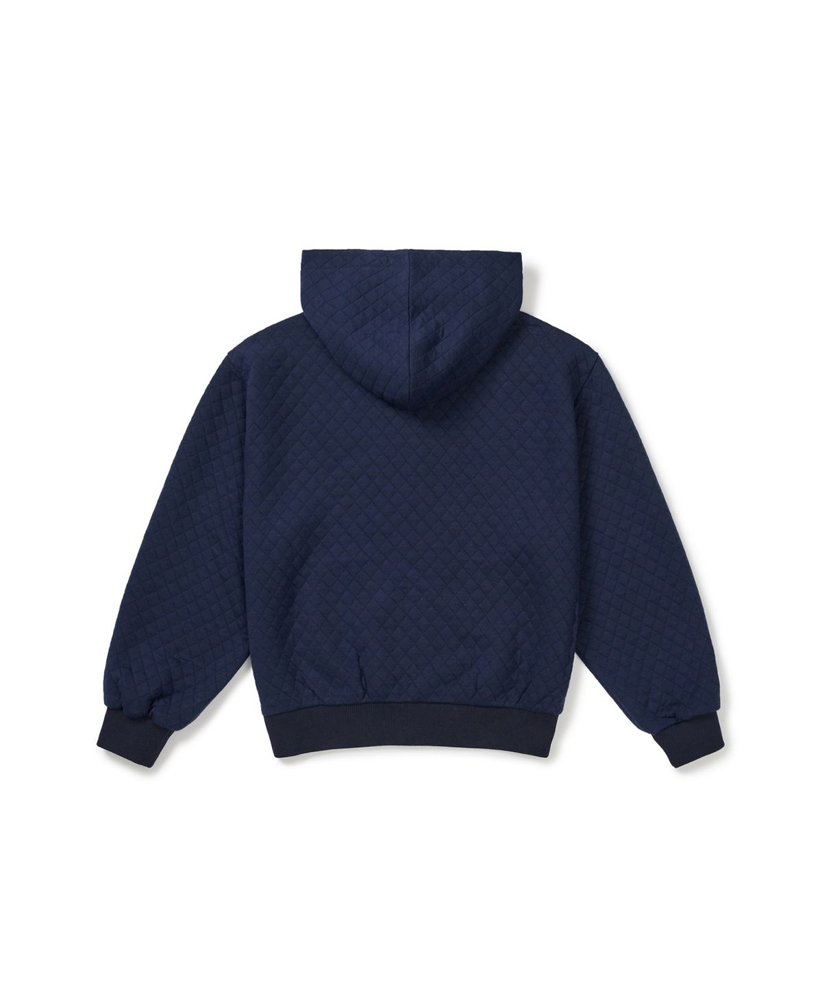 클로브(CLOVE) [25FW clove] Quilted Zip-Up Hoodie (Navy)