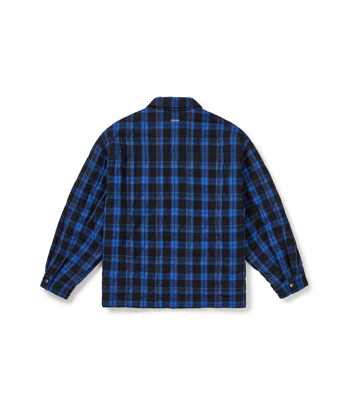 클로브(CLOVE) [25FW clove] Checked Shirt-Style Jacket (Blue)