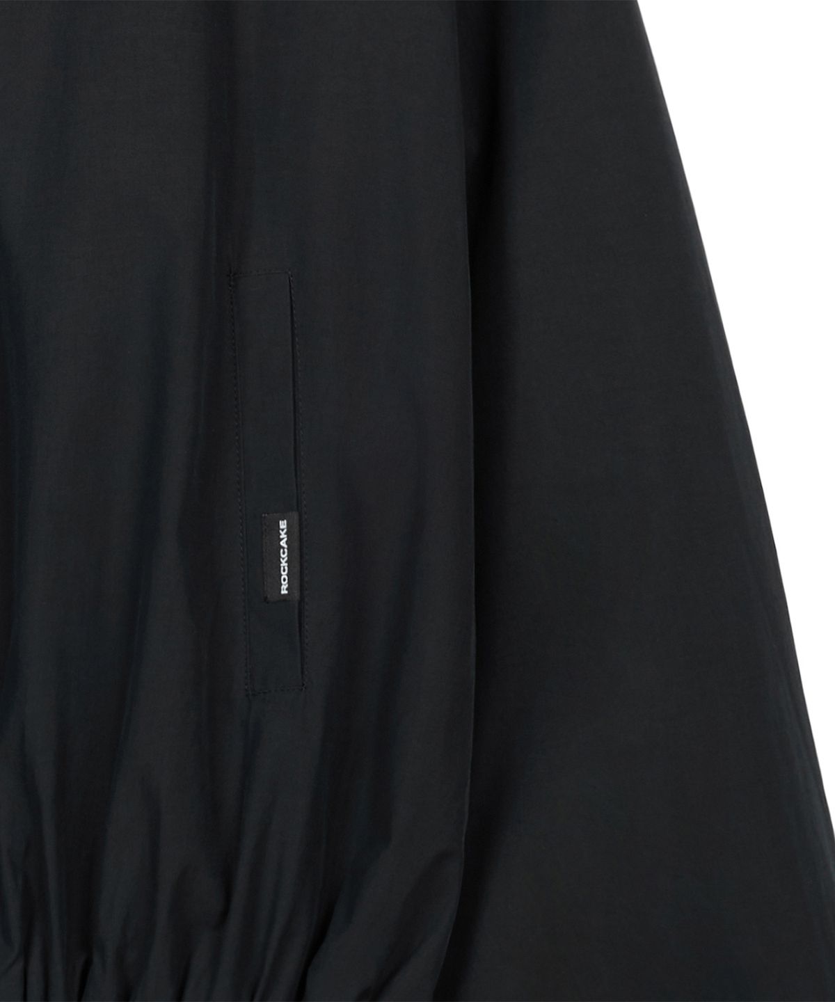 락케이크(ROCKCAKE) Script Nylon Jacket - Black