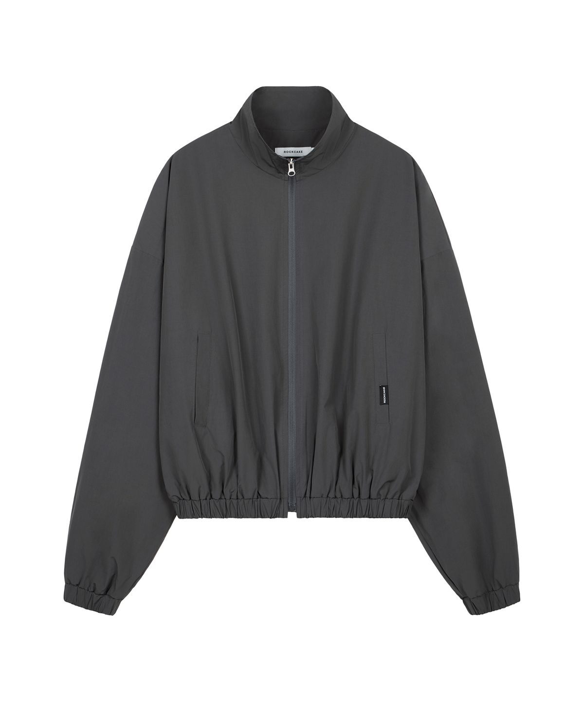 락케이크(ROCKCAKE) Script Nylon Jacket - Charcoal