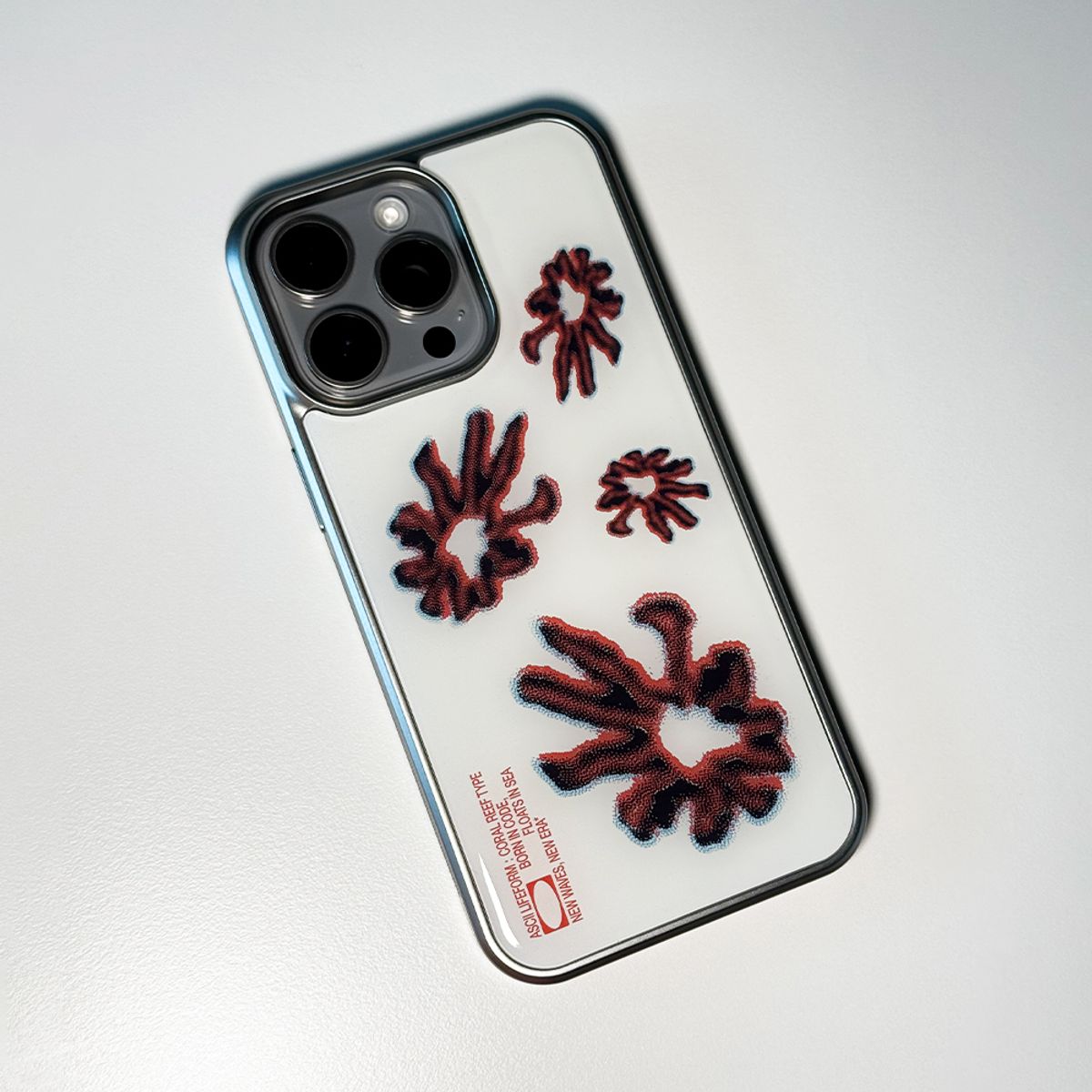 메모리즈바운더리(MEMORIESBOUNDARY) BORN IN CODE Coral Reef Phone Case (SV_Red)