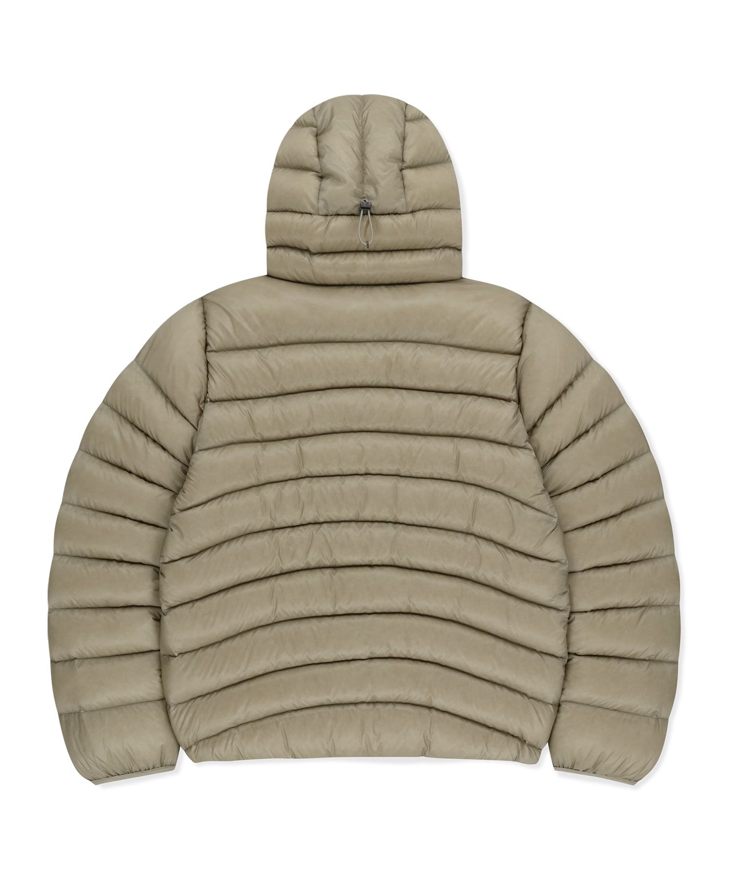 MUSINSA公式 | SUNLOVE Hooded Fly Light Down Jacket Stone