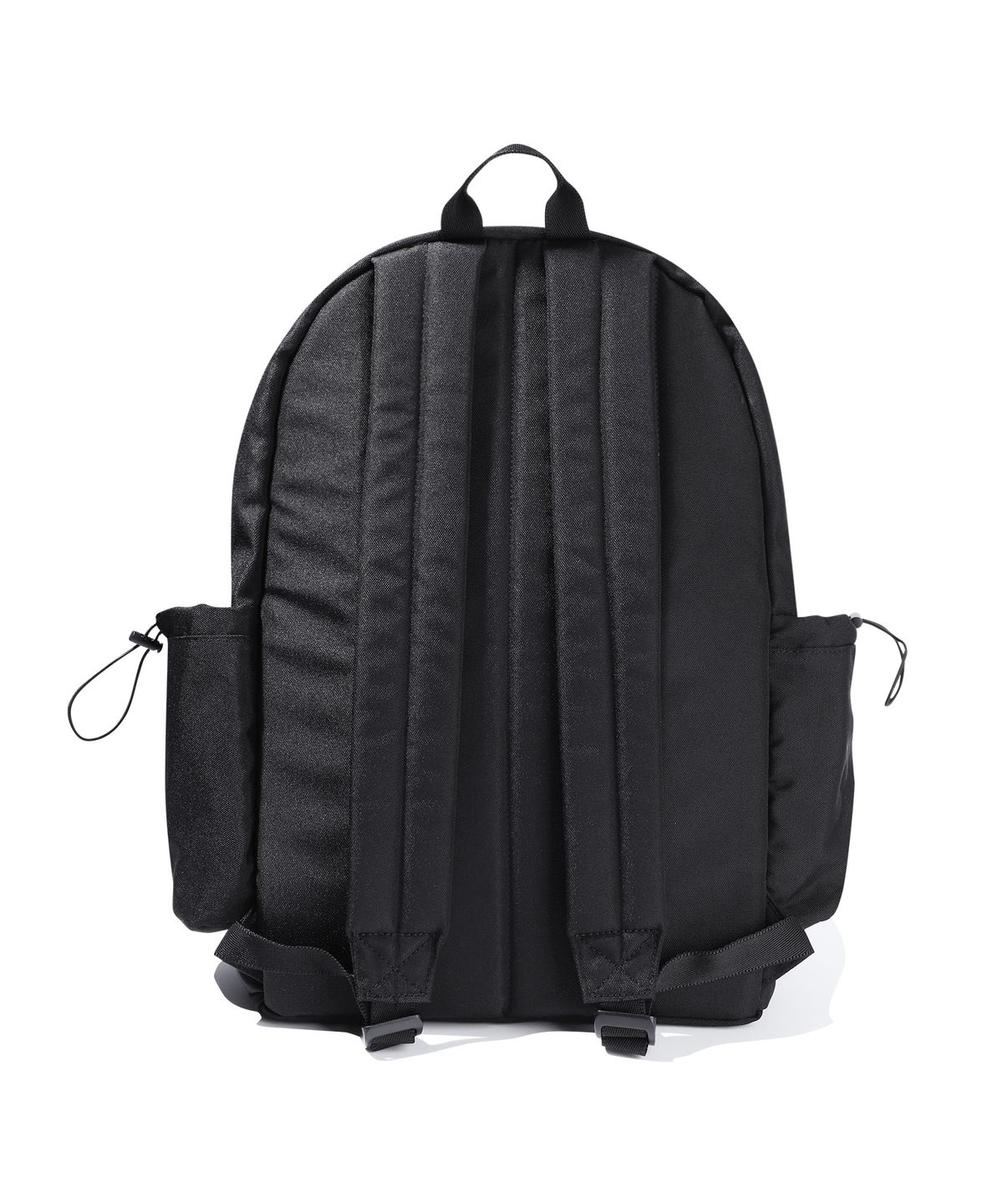 낫포너드(NOT4NERD) 4 Symbol Pendant Patch String Pocket Backpack - Black
