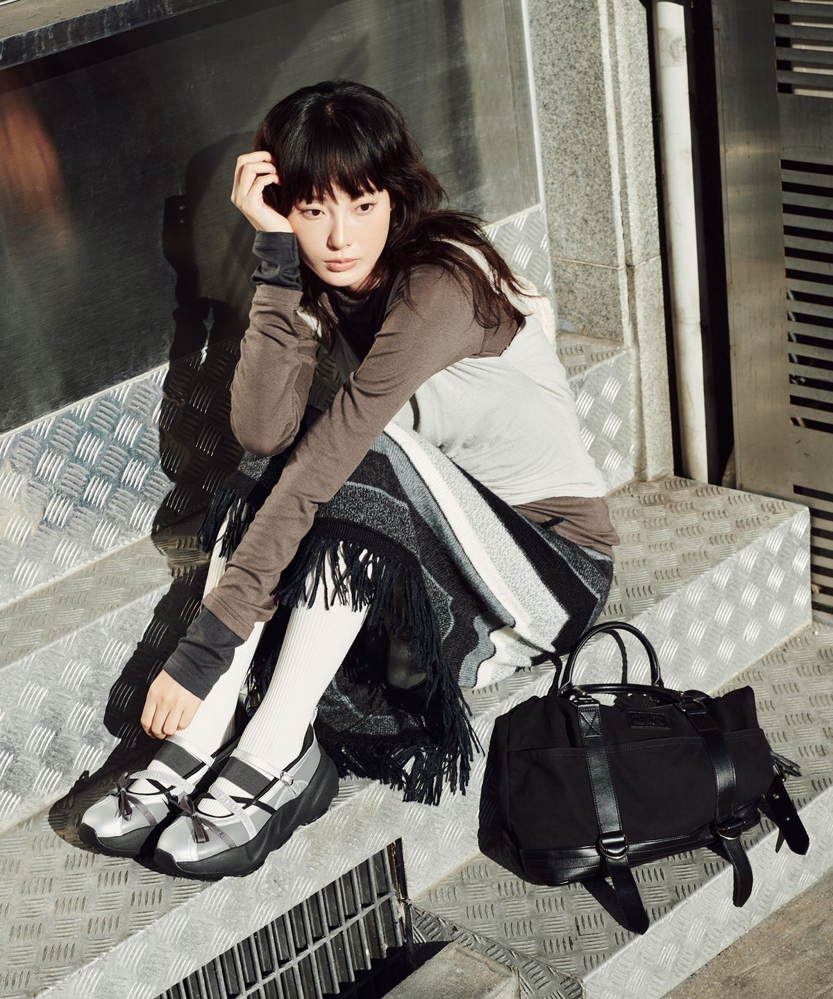 락피쉬웨더웨어(ROCKFISH WEATHERWEAR) PUFFIN RIBBON BANDING SNEAKERS - 2 colors