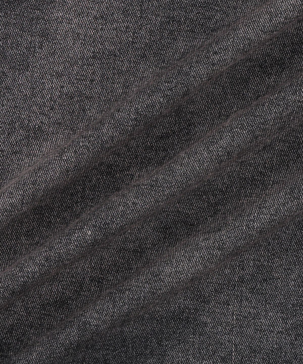 낫포너드(NOT4NERD) Paneled Suede Western Denim Shirt - Black