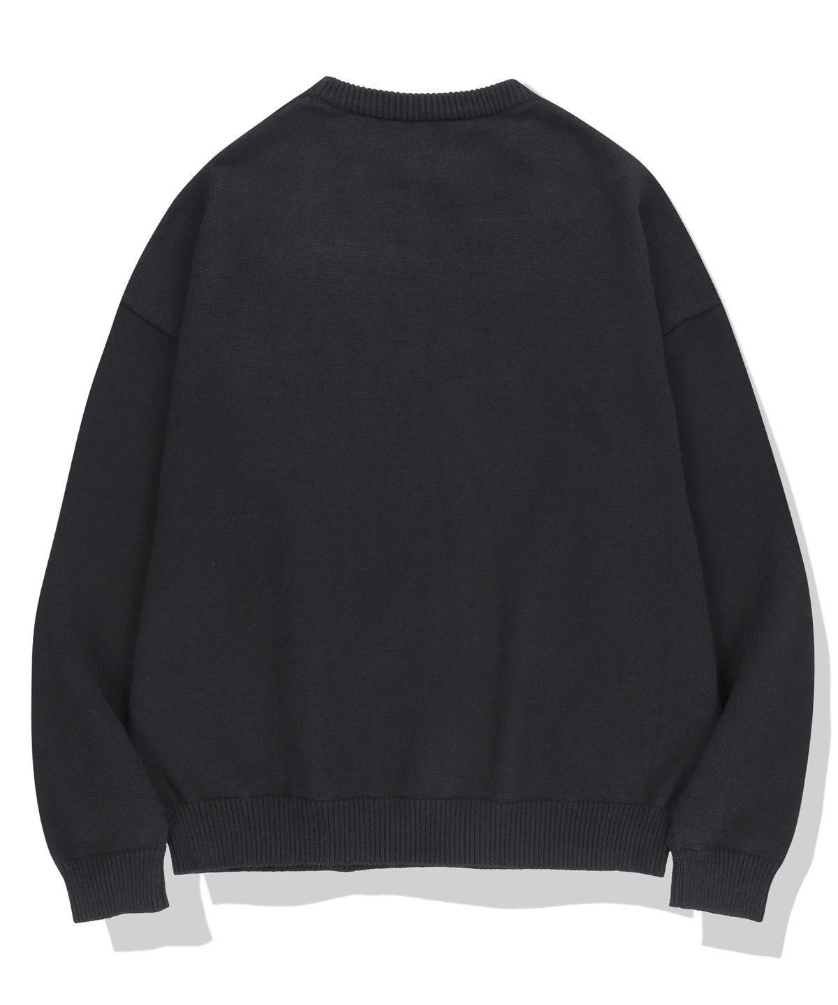 낫포너드(NOT4NERD) Veil Hairy Jacquard Knit - Black