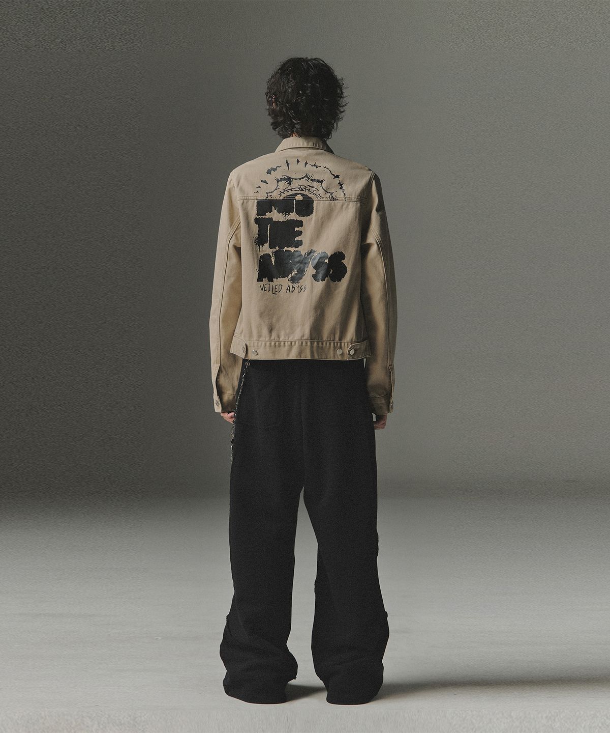 낫포너드(NOT4NERD) Abyss Horizon Denim Trucker Jacket - Beige