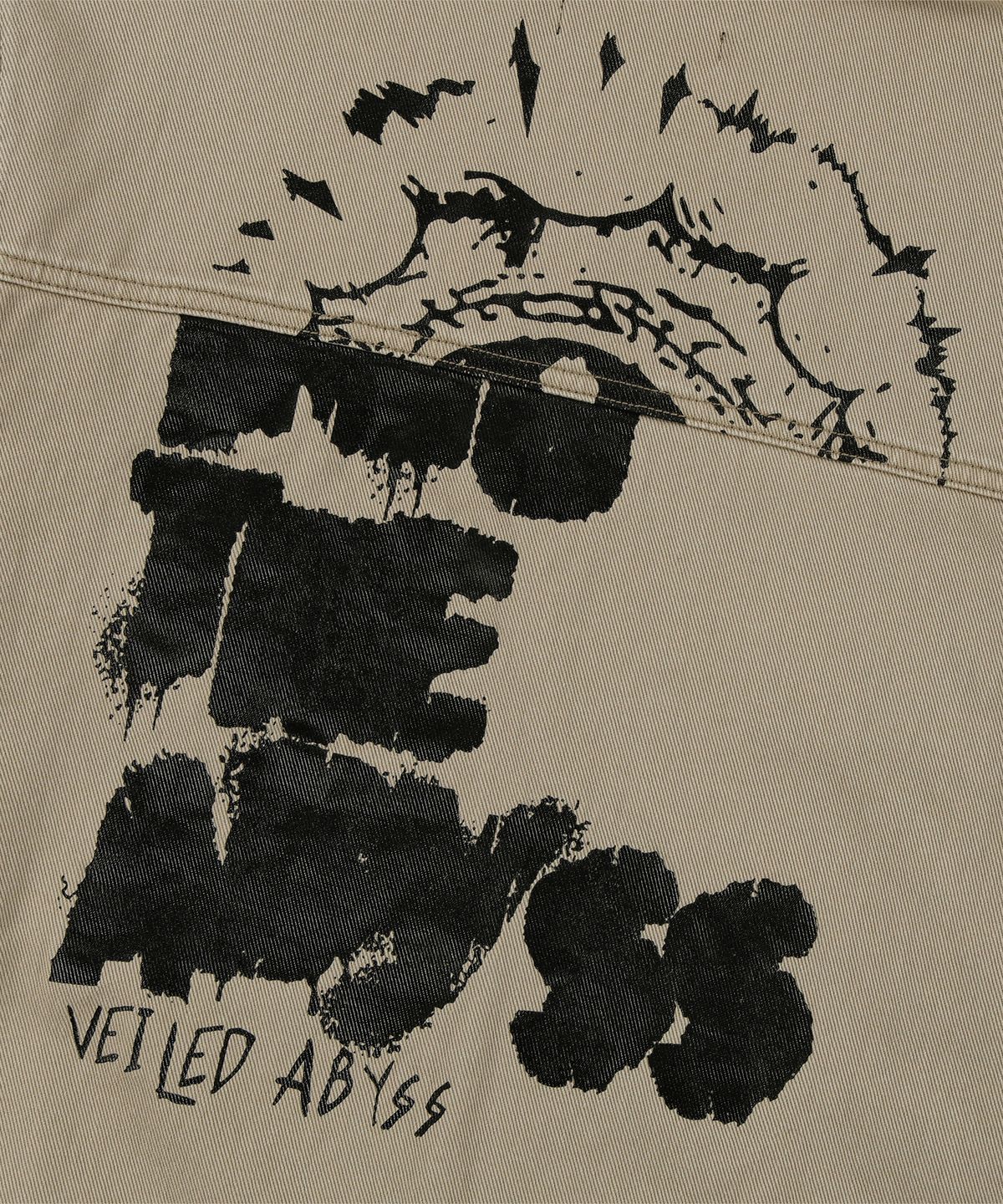 낫포너드(NOT4NERD) Abyss Horizon Denim Trucker Jacket - Beige