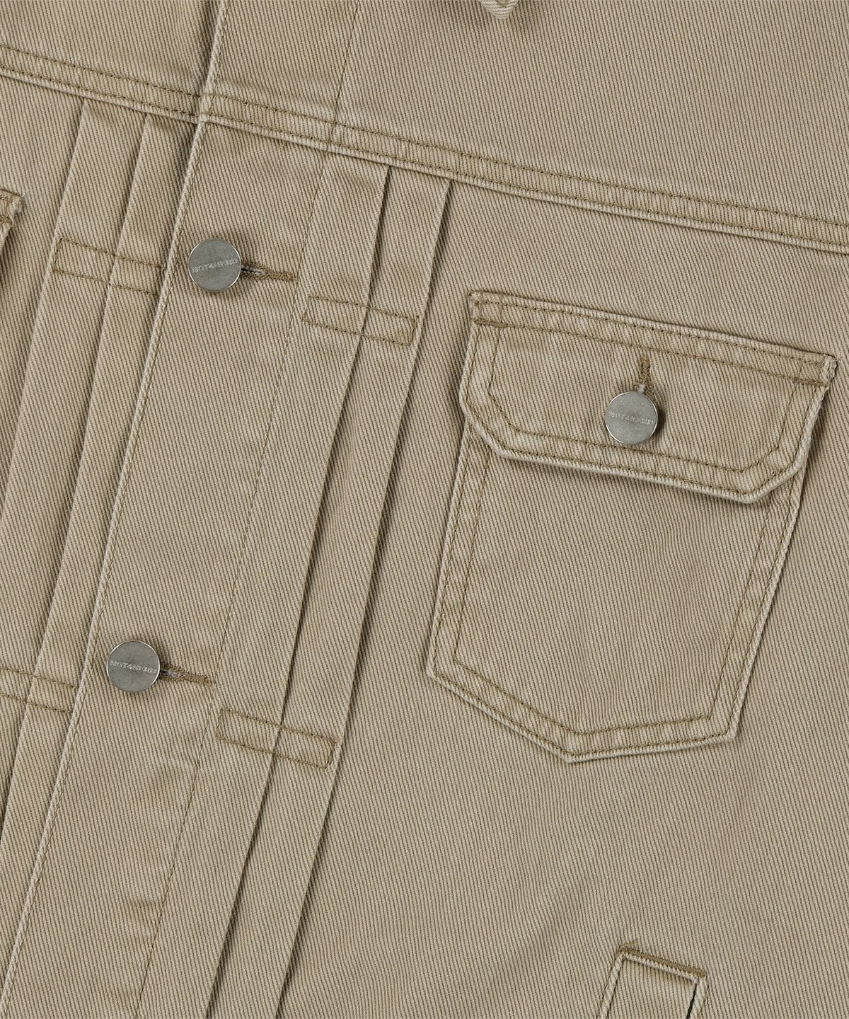낫포너드(NOT4NERD) Abyss Horizon Denim Trucker Jacket - Beige