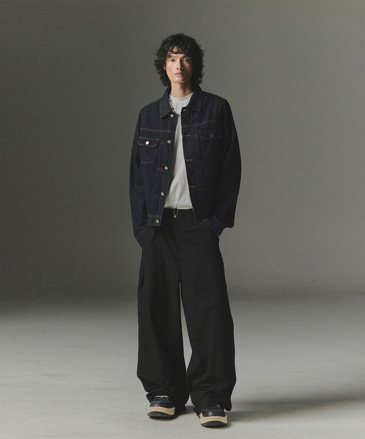 낫포너드(NOT4NERD) Abyss Horizon Denim Trucker Jacket - Deep Indigo