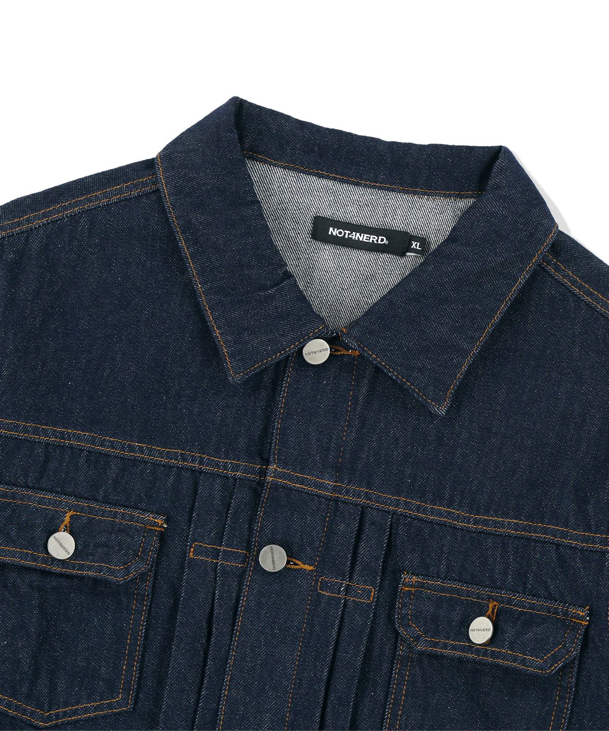 낫포너드(NOT4NERD) Abyss Horizon Denim Trucker Jacket - Deep Indigo
