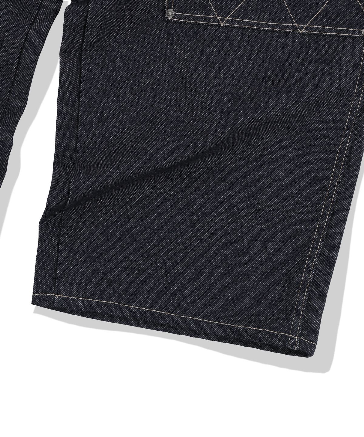 낫포너드(NOT4NERD) Stitch Double Knee Denim Pants - Deep Indigo