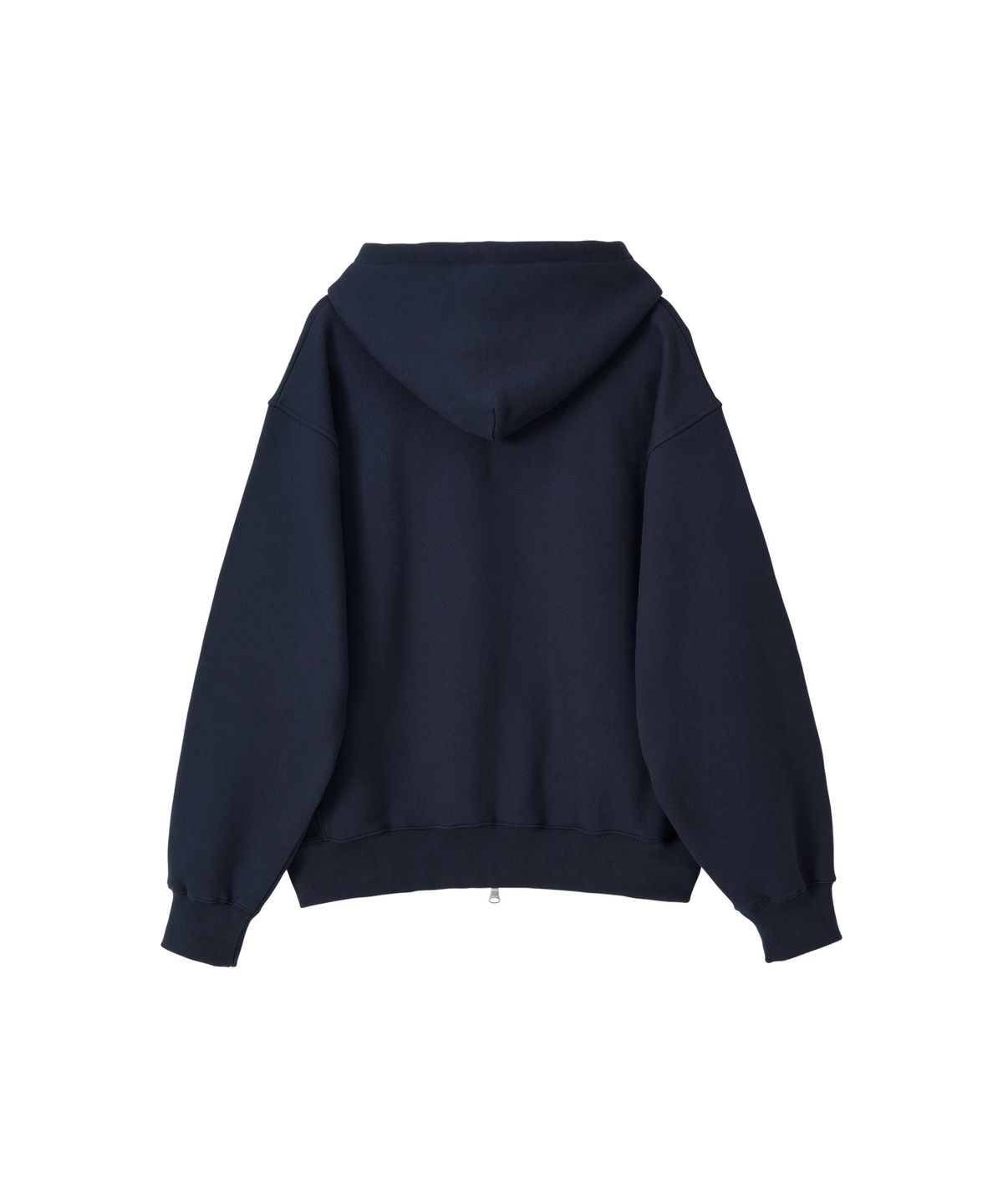 노앙(NOHANT) LONELY/LOVELY FELT HOODIE ZIP-UP NAVY