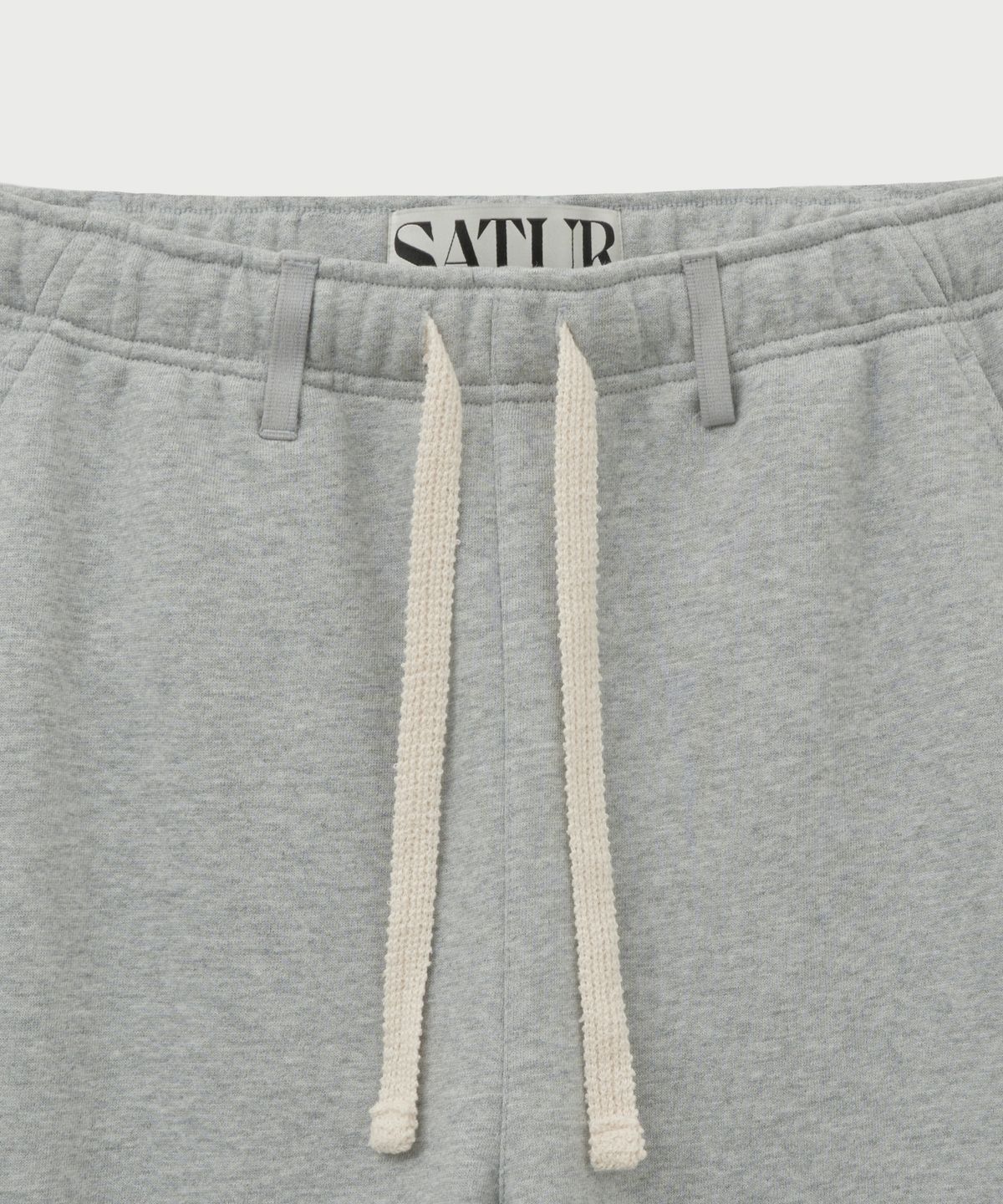 세터(SATUR) 카고 와이드 스웨트팬츠 멜란지 그레이