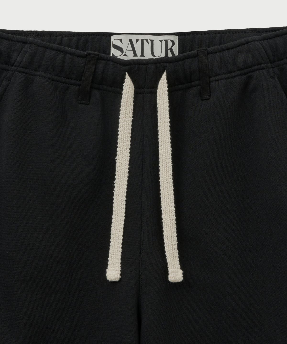 세터(SATUR) 카고 와이드 스웨트팬츠 블랙