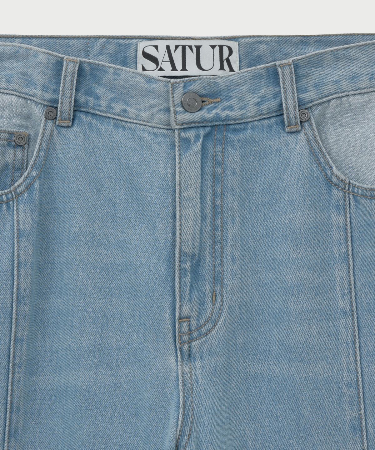 세터(SATUR) 켄터키 플레어 데님 팬츠 블루