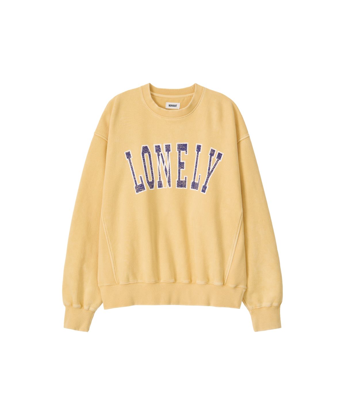 노앙(NOHANT) LONELY/LOVELY WASHED SWEATSHIRT MUSTARD