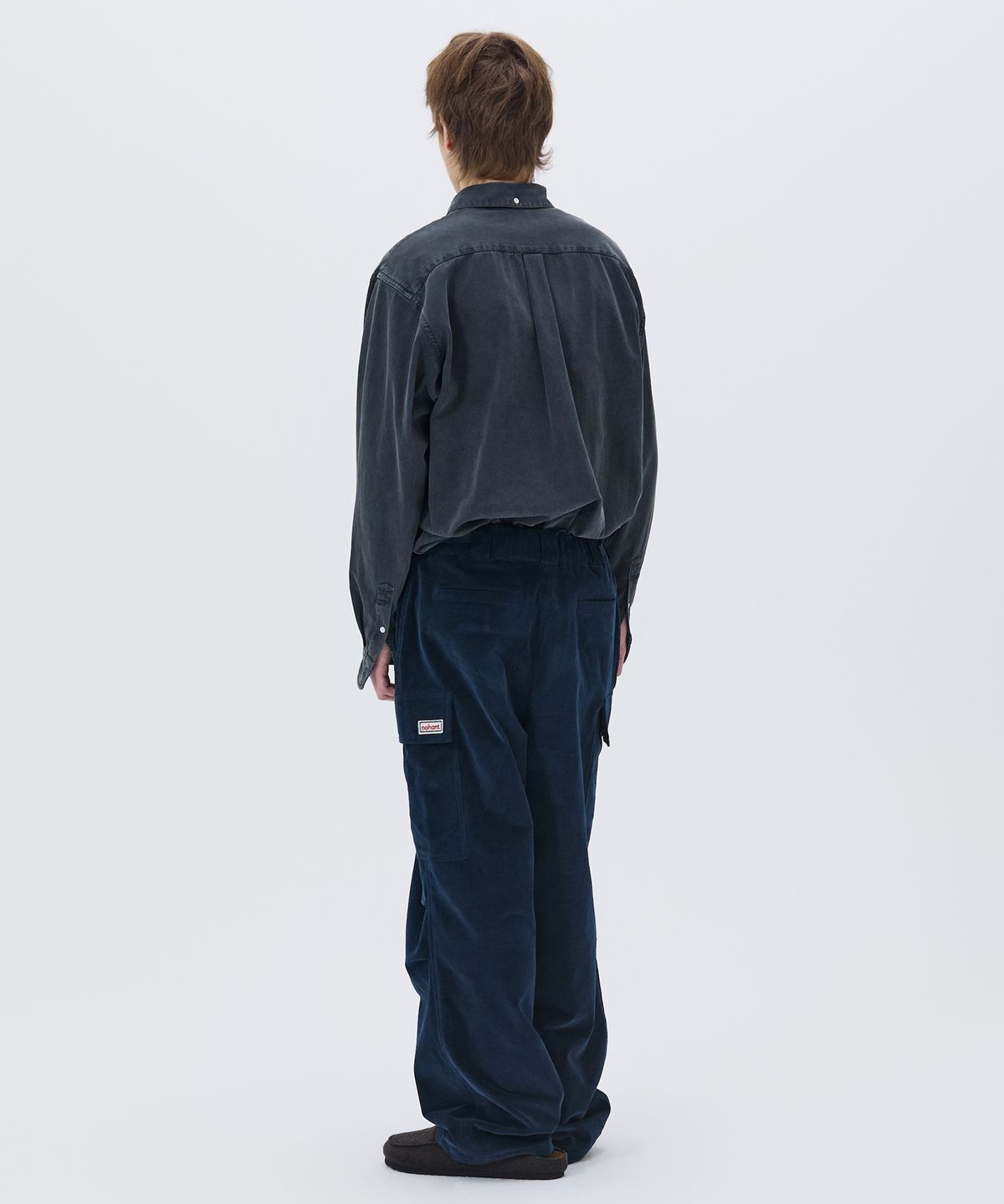노앙(NOHANT) CORDUROY UTILITY CARGO PANTS NAVY