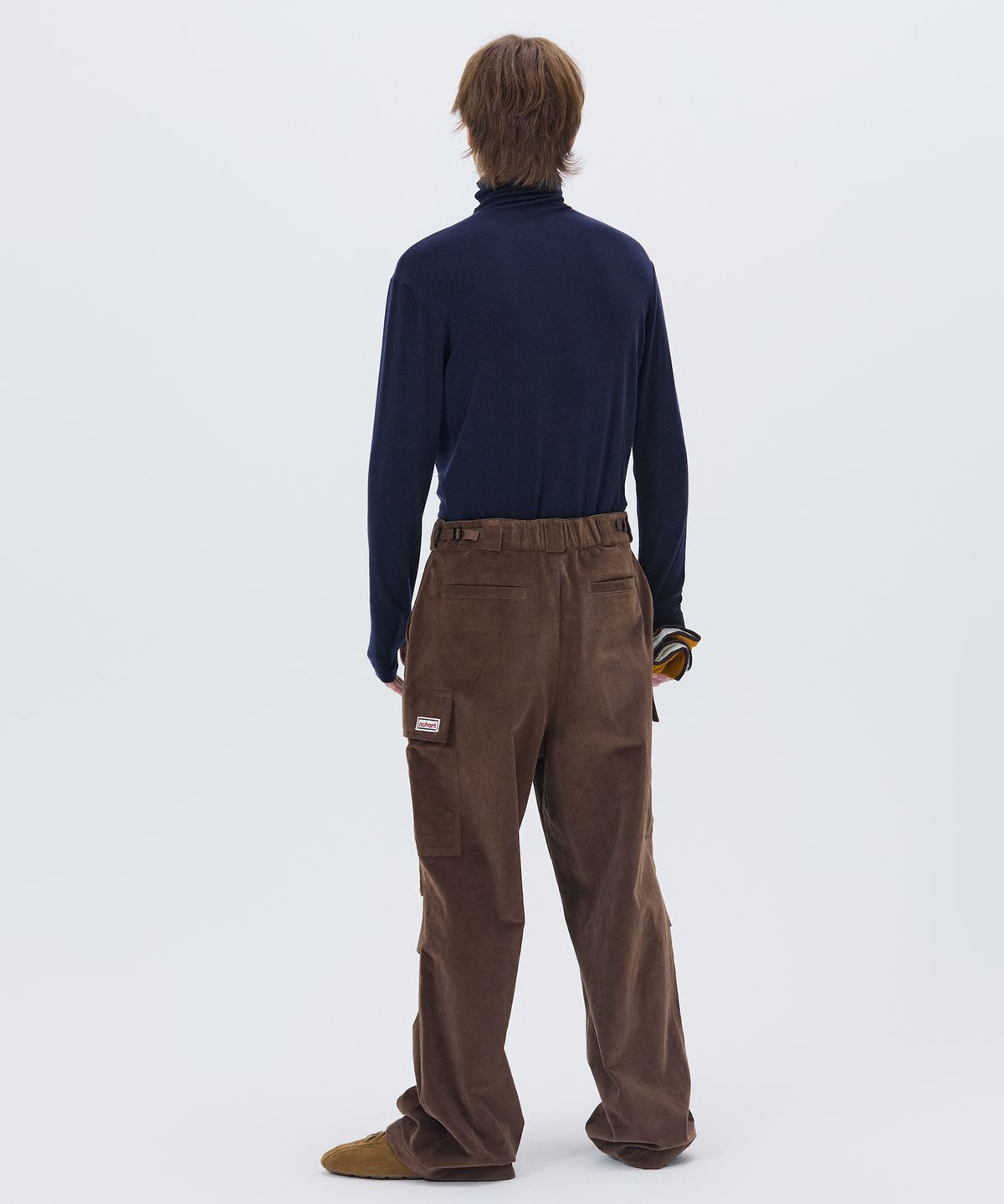 노앙(NOHANT) CORDUROY UTILITY CARGO PANTS BROWN