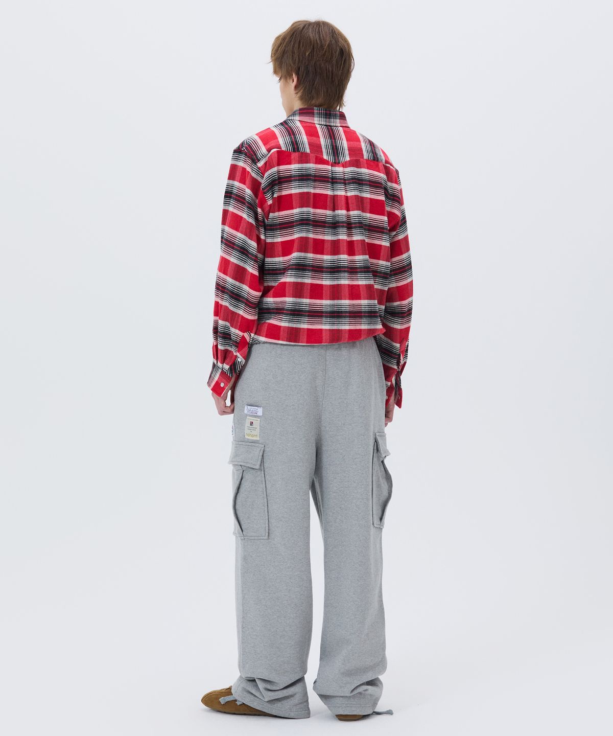 노앙(NOHANT) SWEAT UTILITY CARGO PANTS GRAY