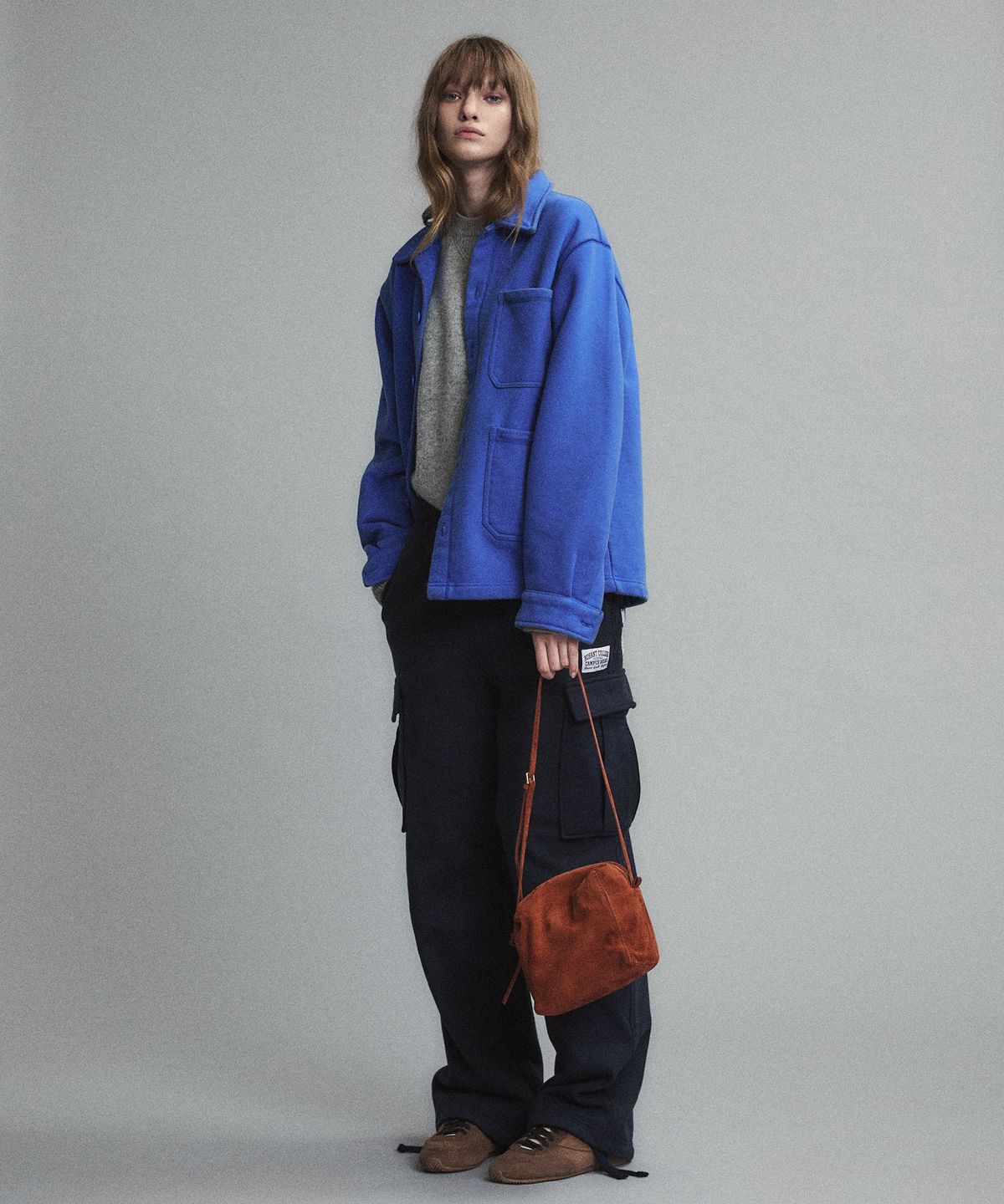 노앙(NOHANT) SUEDE PICNIC BAG CAMEL