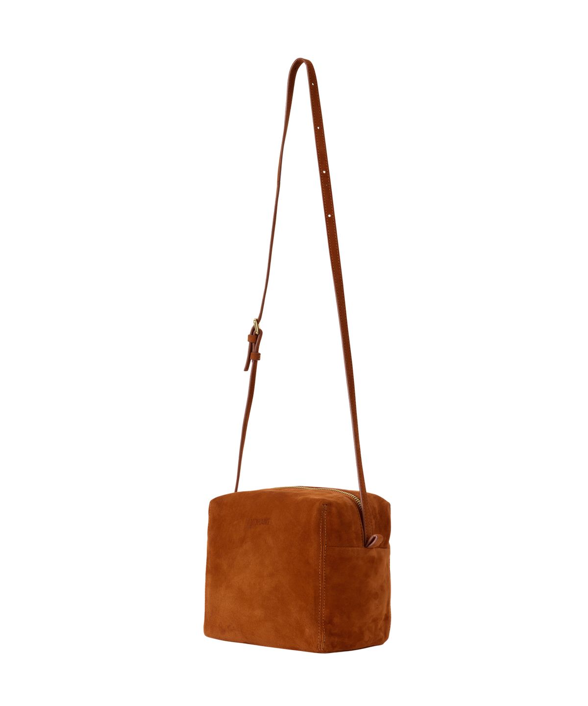 노앙(NOHANT) SUEDE PICNIC BAG CAMEL
