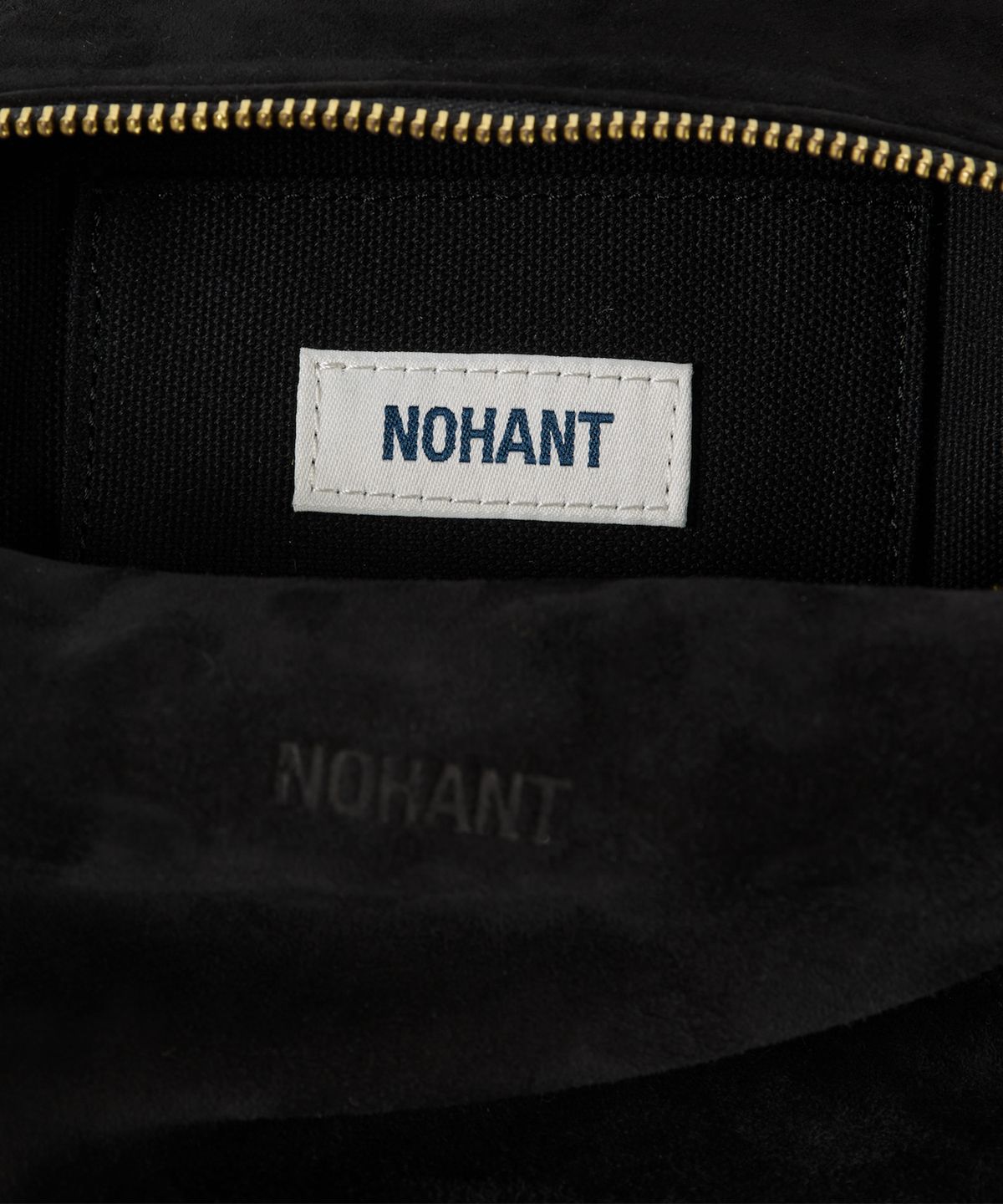 노앙(NOHANT) SUEDE PICNIC BAG BLACK