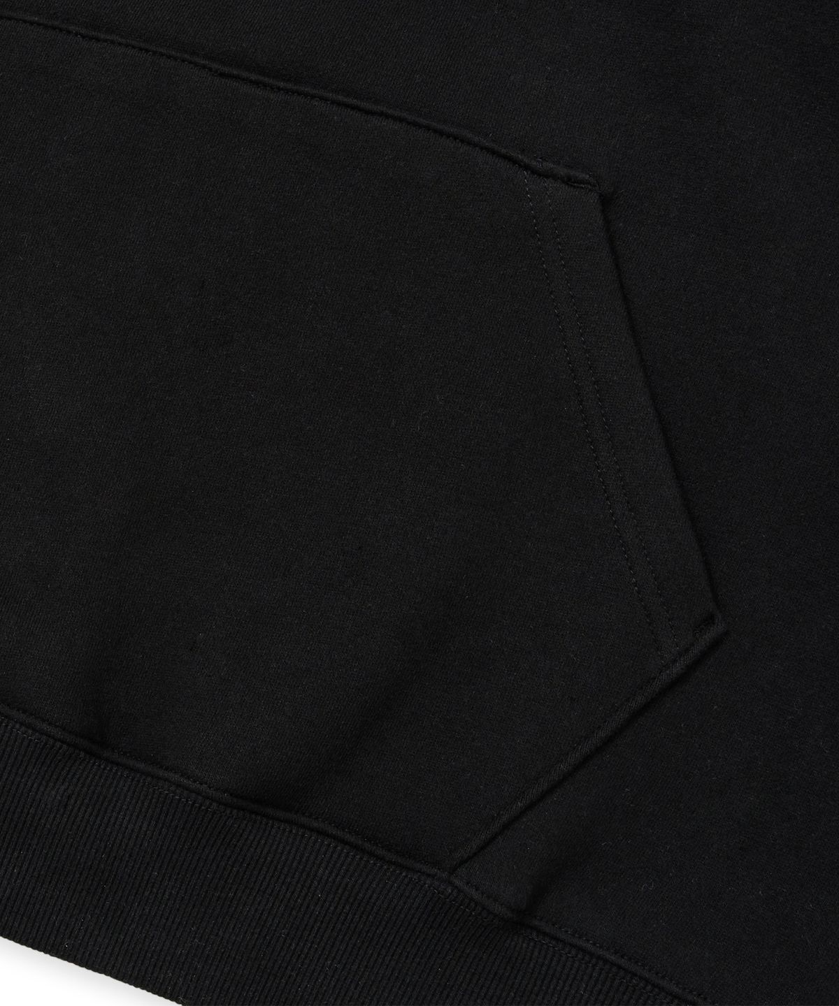 브라운브레스(BROWNBREATH) PAISLEY TAG HOODIE - BLACK
