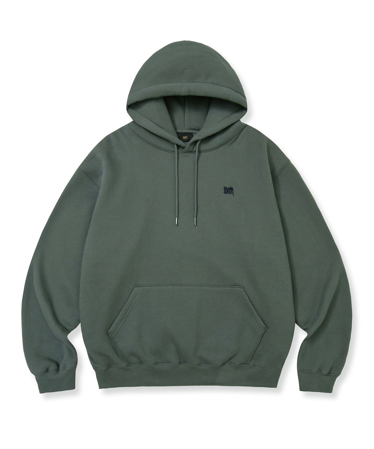 브라운브레스(BROWNBREATH) PAISLEY TAG HOODIE - CHARCOAL
