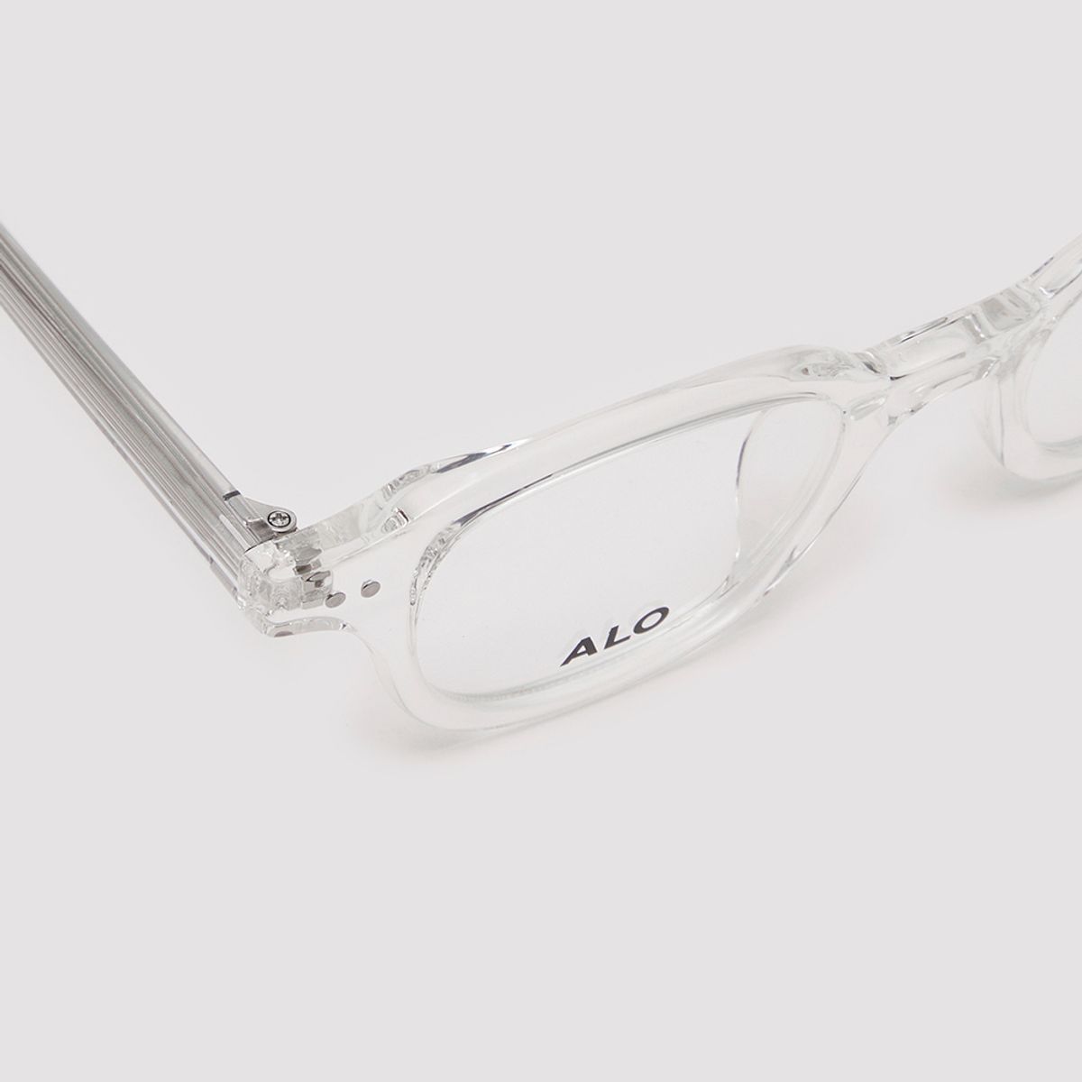 알로아이웨어(ALO EYEWEAR) [Essential] AL5503 2020G 에센셜 스퀘어 클리어 안경테 블루라이트 차단 렌즈 선택