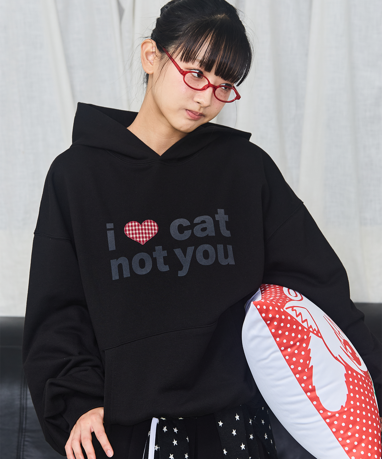 ゆたん様専用 9090 Logo Cat Ear Zip Hoodie ネコ耳
