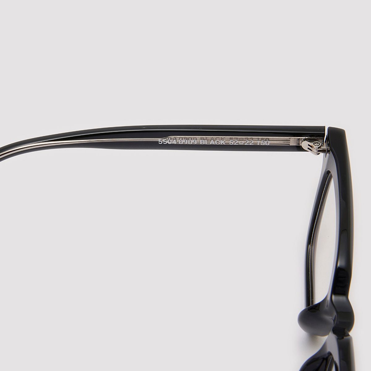 알로아이웨어(ALO EYEWEAR) [Essential] AL5504 0909G 잭클린 스퀘어 블랙 안경테 블루라이트 차단 렌즈 선택