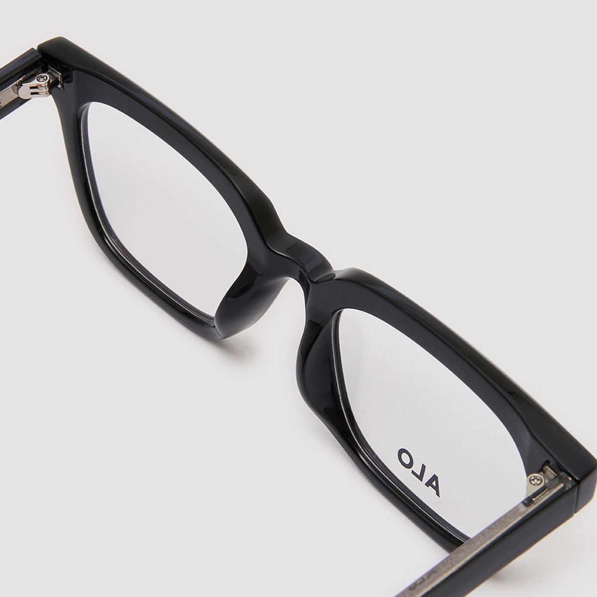알로아이웨어(ALO EYEWEAR) [Essential] AL5504 0909G 잭클린 스퀘어 블랙 안경테 블루라이트 차단 렌즈 선택