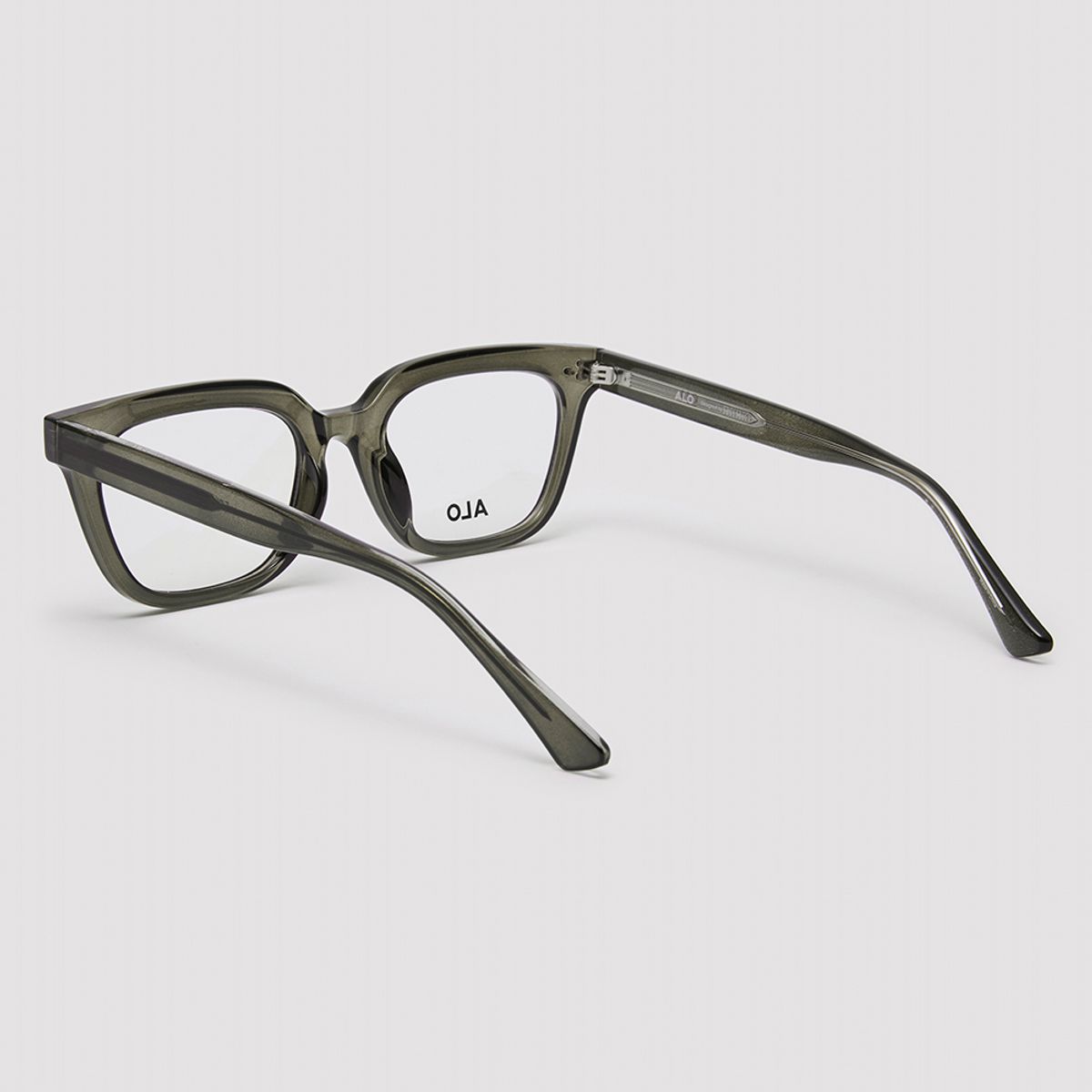 알로아이웨어(ALO EYEWEAR) [Essential] AL5504 1313G 잭클린 스퀘어 카키 안경테 블루라이트 차단 렌즈 선택