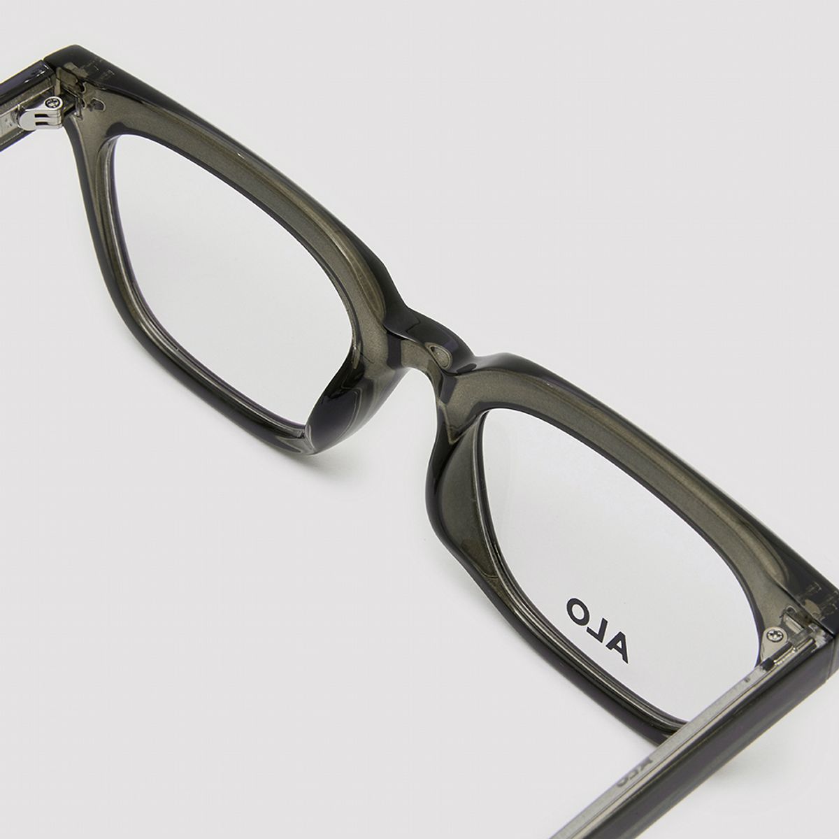 알로아이웨어(ALO EYEWEAR) [Essential] AL5504 1313G 잭클린 스퀘어 카키 안경테 블루라이트 차단 렌즈 선택