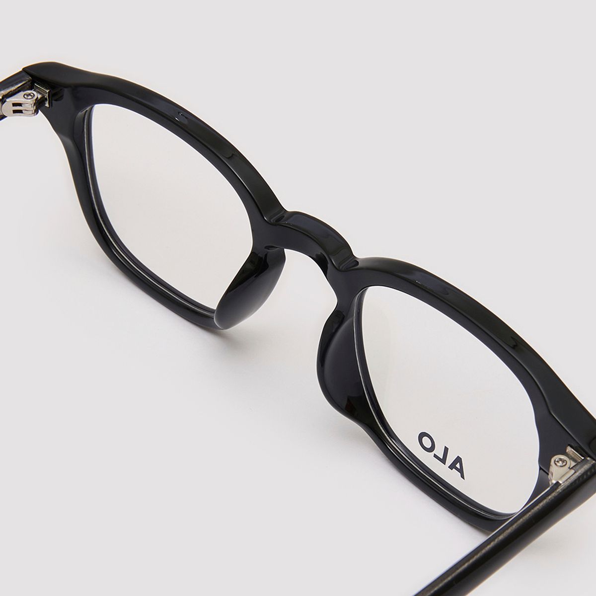 알로아이웨어(ALO EYEWEAR) [Essential] AL5505 0909G 웰링턴 블랙 안경테 블루라이트 차단 렌즈 선택