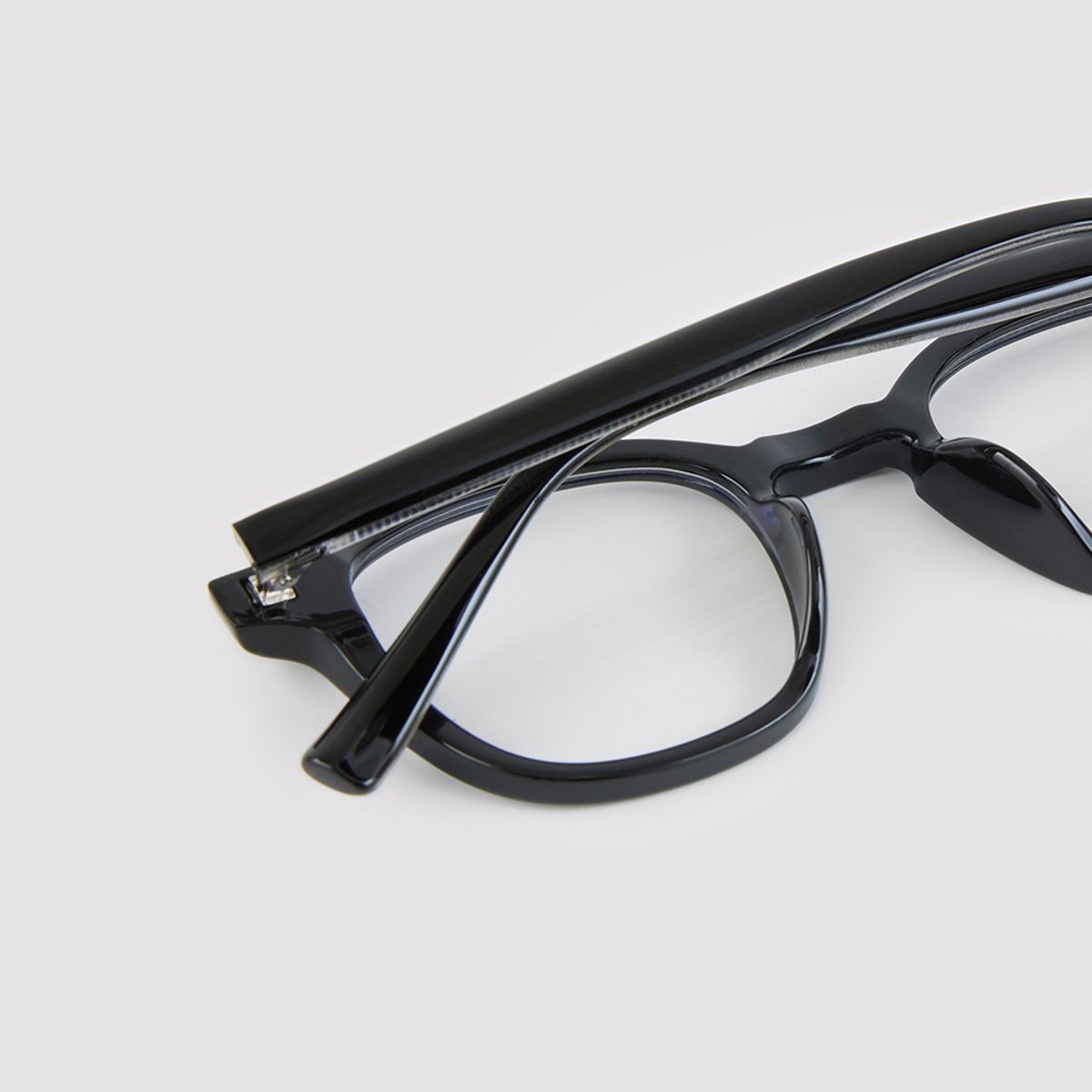 알로아이웨어(ALO EYEWEAR) [Essential] AL5505 0909G 웰링턴 블랙 안경테 블루라이트 차단 렌즈 선택