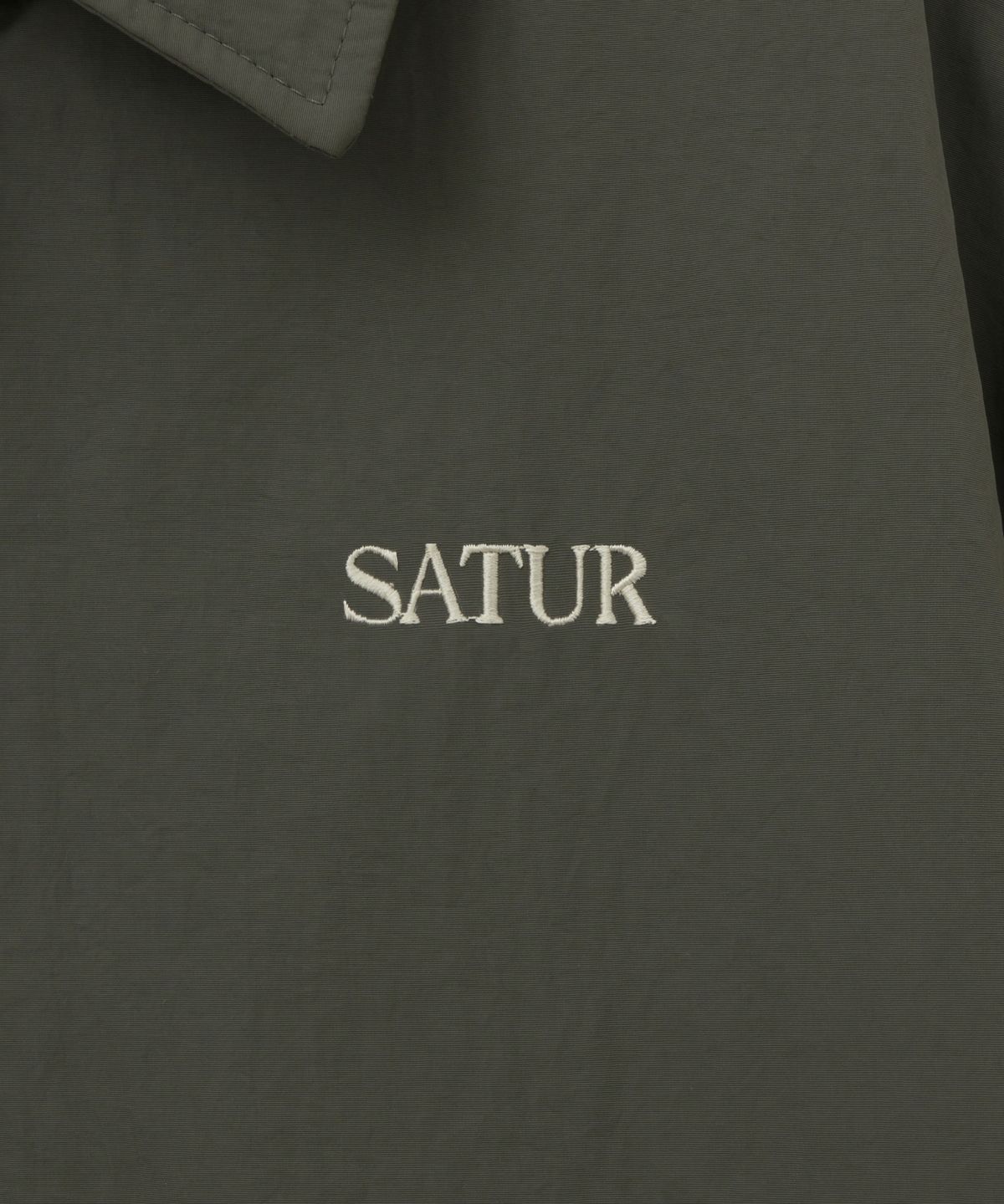 세터(SATUR) 마론 나일론 패디드 봄버 자켓 카키